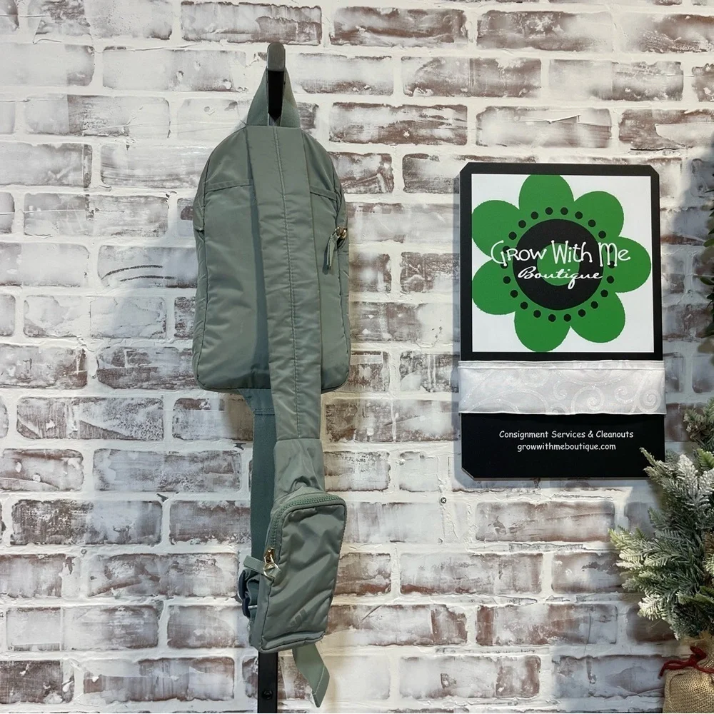 Adidas sling Backpack sage green